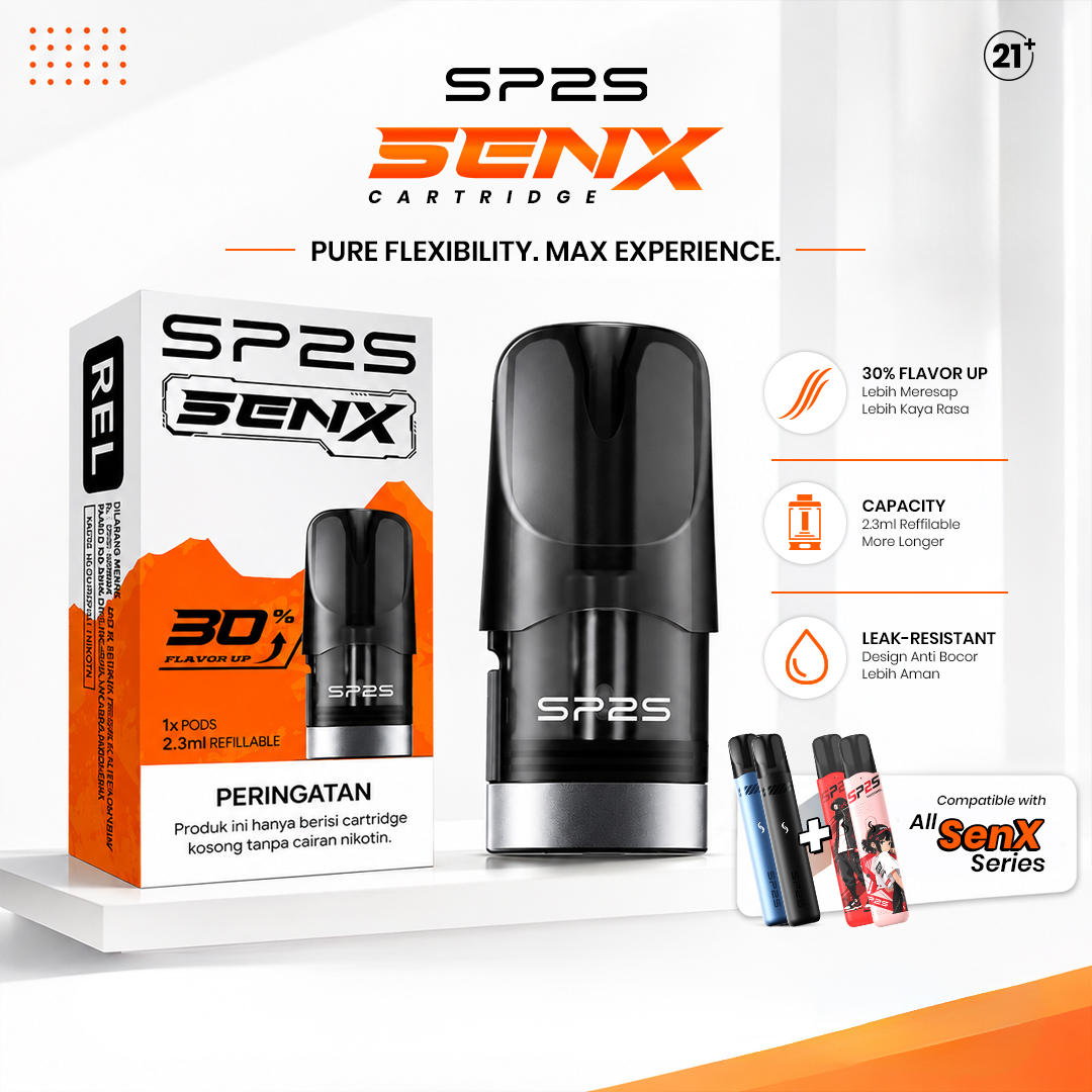 SP2S SENX CARTRIDGE 2.3ML COMPATIBLE DENGAN BRAND YANG SUDAH BANYAK BEREDAR-image}