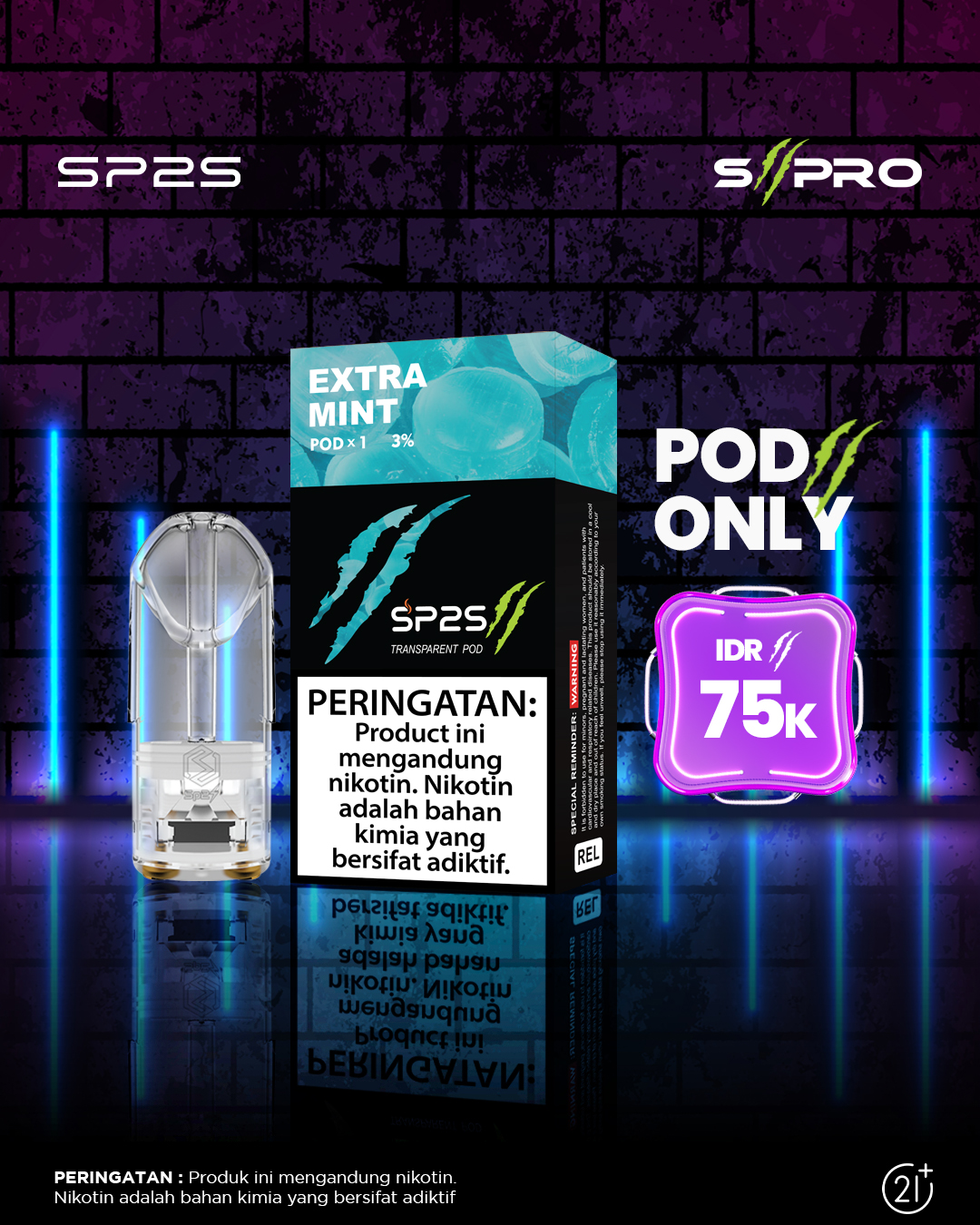 SII PRO Cartridge 2ml Extra Mint-image