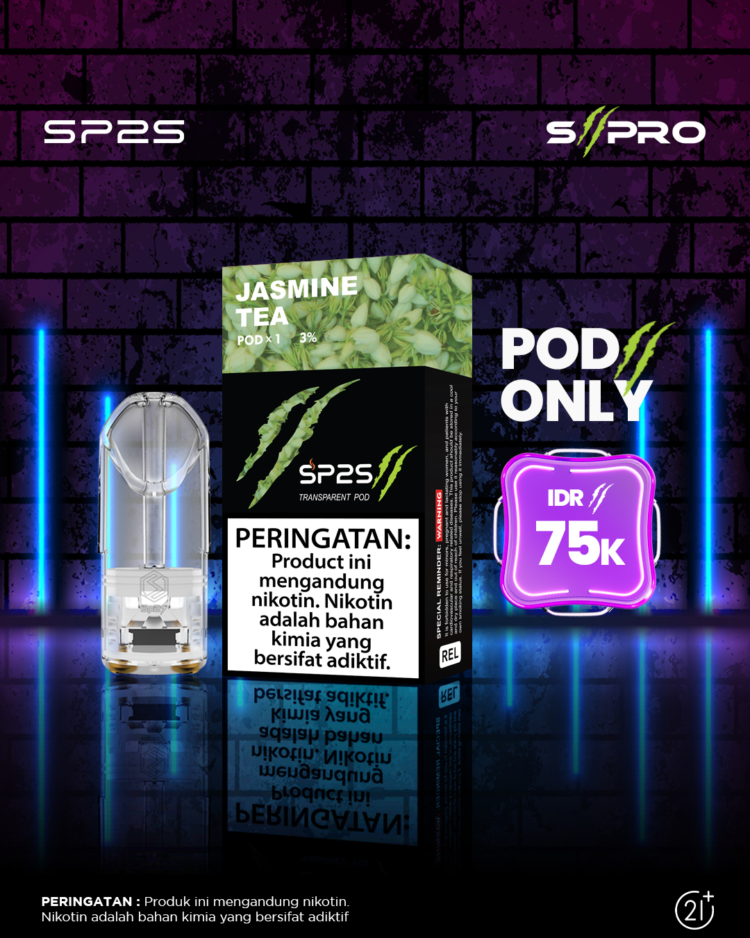 SII PRO Cartridge 2ml Jasmine Tea-image