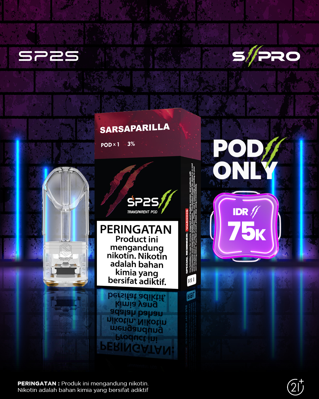 SII PRO Cartridge 2ml Sarsaparilla-image