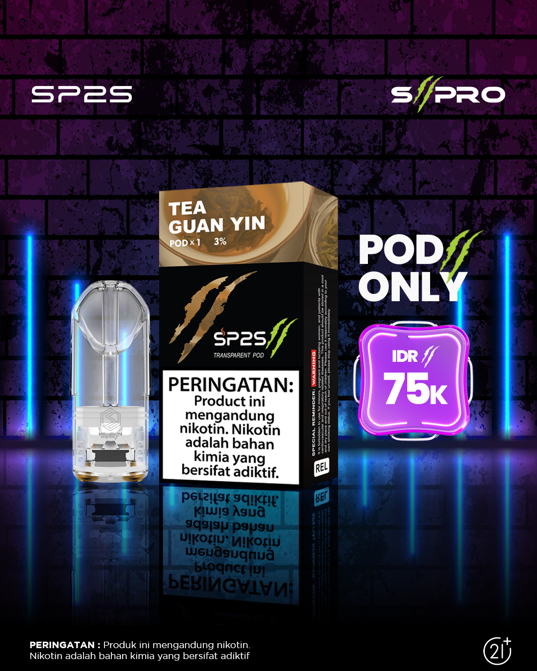 SII PRO Cartridge 2ml Tea Guan Yin-image