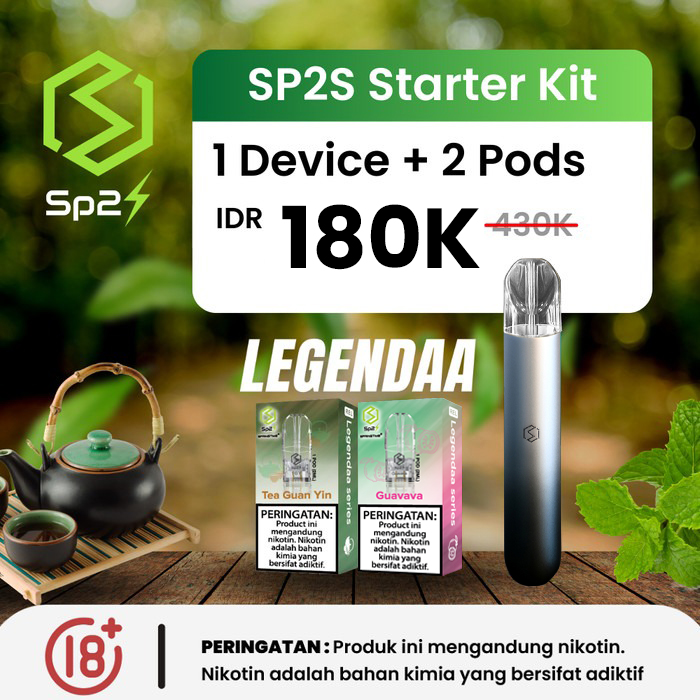 SP2S Legendaa Gen 1 Starter Kit Device Bonus 2 Cartridge-image}