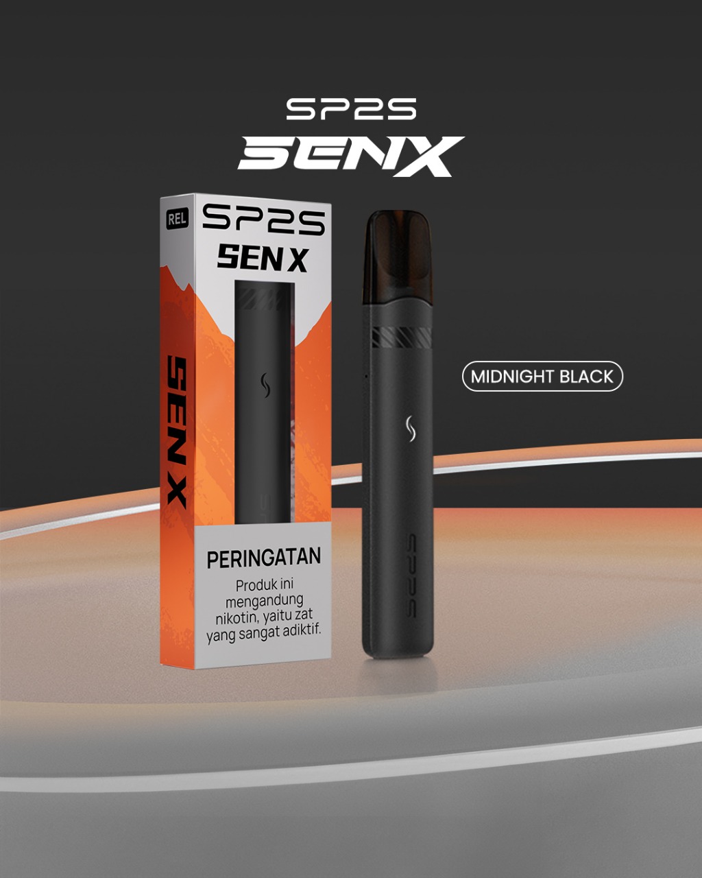 SP2S SENX STARTER KIT DEVICES BONUS 1 CARTRIDGE - MIDNIGHT BLACK-image